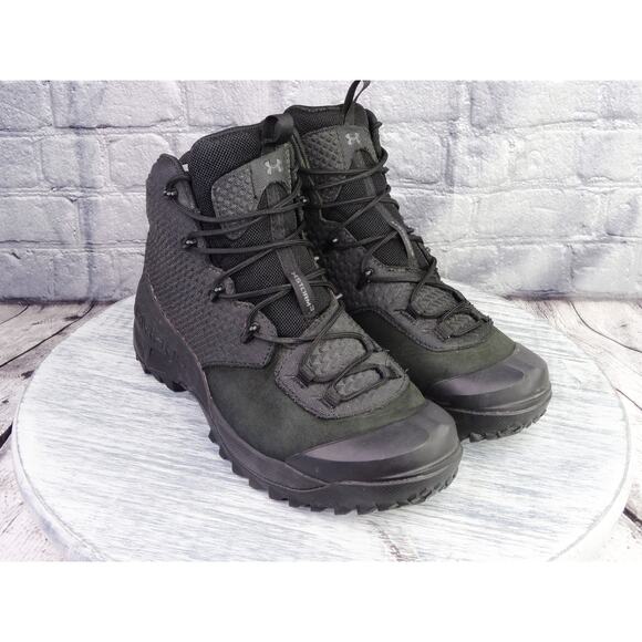 Under Armour Infil Gore Tex Black Hunting Boots Vibram Men 11 Used - Picture 1 of 11